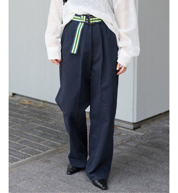 JOURNAL STANDARD「【BURK / バーク】ベルトツキチノパンツ」|チノ|