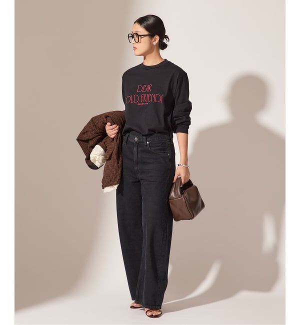 journal standard L'essage「【JANE SMITH】DEAR OLD FRIENDS FLOCKY L/S T：カットソー」|Tシャツ・カットソー|