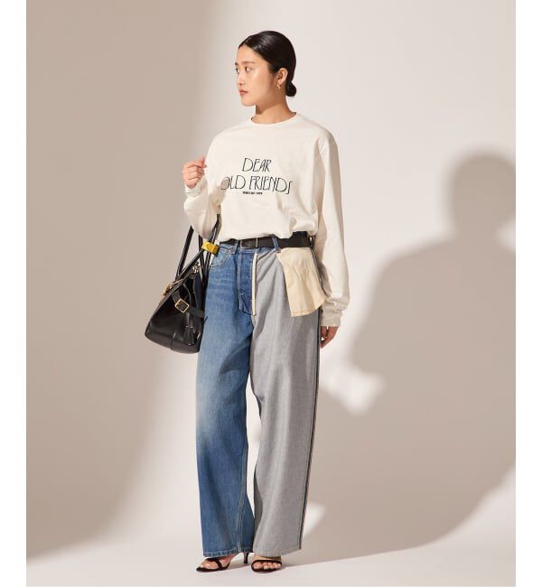 journal standard L'essage「【JANE SMITH】DEAR OLD FRIENDS FLOCKY L/S T：カットソー」|Tシャツ・カットソー|