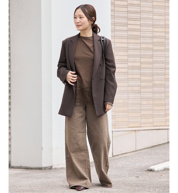 JOURNAL STANDARD「《追加予約2》レースヘム クルーネックシアーロングT」|Tシャツ・カットソー|