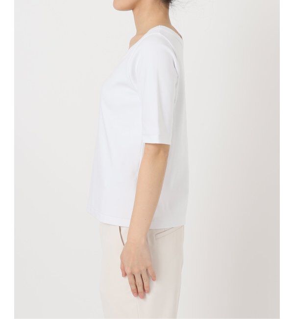 NOBLE「《追加》スビンコットンソフトスクエアーネックTシャツ」|Tシャツ・カットソー|