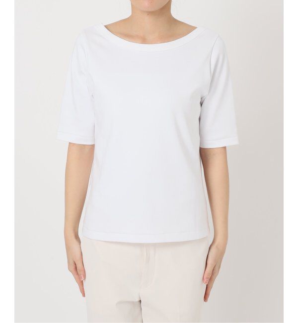 NOBLE「《追加》スビンコットンソフトスクエアーネックTシャツ」|Tシャツ・カットソー|