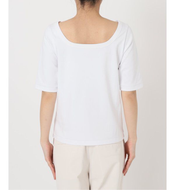 NOBLE「《追加》スビンコットンソフトスクエアーネックTシャツ」|Tシャツ・カットソー|