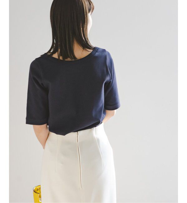 NOBLE「《追加》スビンコットンソフトスクエアーネックTシャツ」|Tシャツ・カットソー|