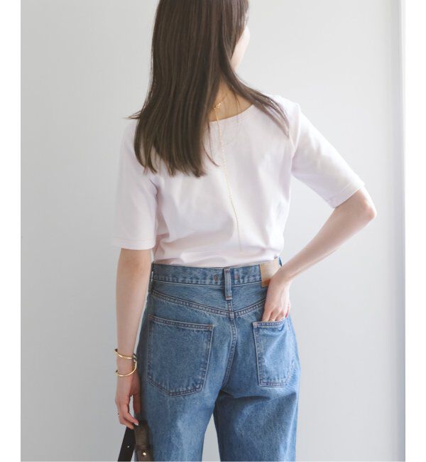 NOBLE「《追加》スビンコットンソフトスクエアーネックTシャツ」|Tシャツ・カットソー|