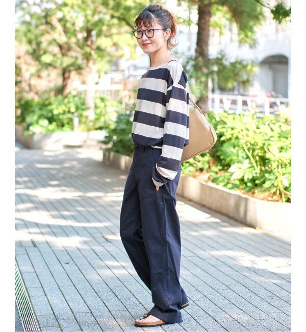 Spick and Span「《追加2》ルーズベイカーパンツ」|カーゴ|