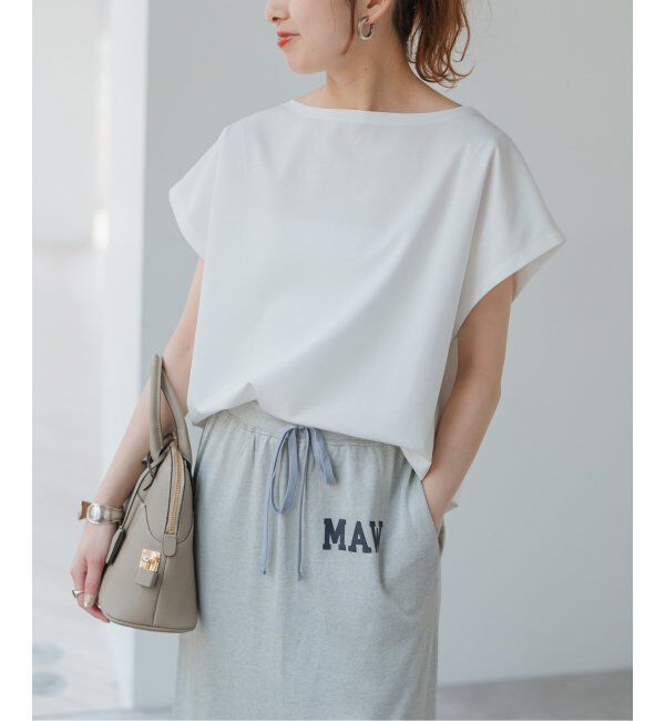 Spick and Span「《一部店舗+WEB限定》ポンチフレンチスリーブプルオーバー」|Tシャツ・カットソー|