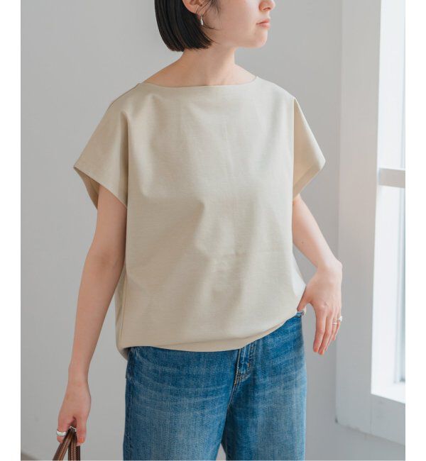 Spick and Span「《一部店舗+WEB限定》ポンチフレンチスリーブプルオーバー」|Tシャツ・カットソー|