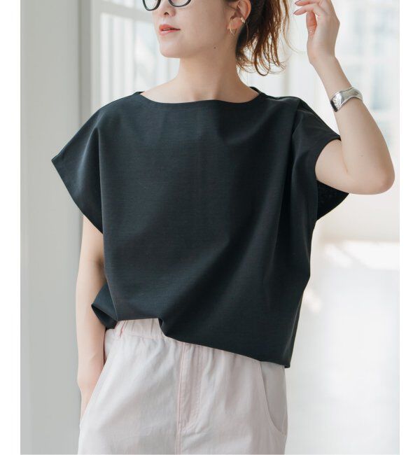 Spick and Span「《一部店舗+WEB限定》ポンチフレンチスリーブプルオーバー」|Tシャツ・カットソー|