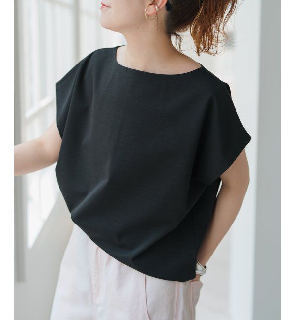 Spick and Span「《一部店舗+WEB限定》ポンチフレンチスリーブプルオーバー」|Tシャツ・カットソー|