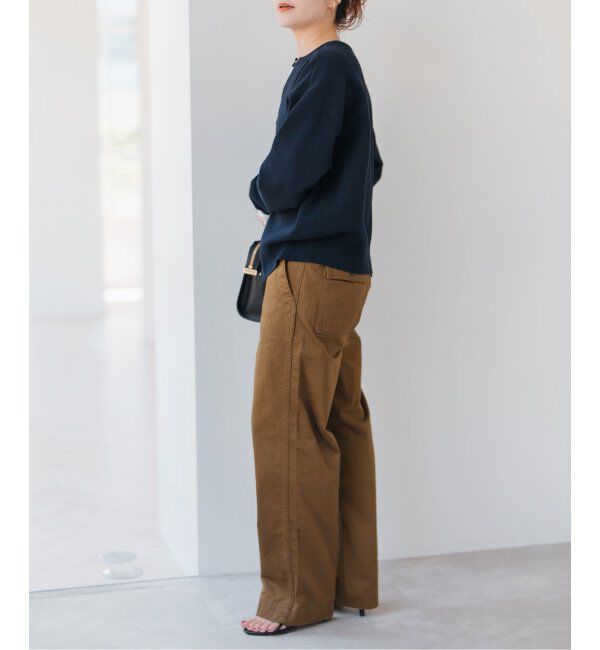 Spick and Span「《追加》ルーズベイカーパンツ」|カーゴ|
