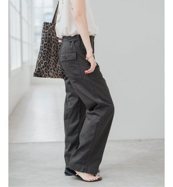 Spick and Span「《追加》ルーズベイカーパンツ」|カーゴ|
