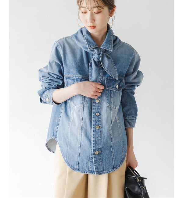 NOBLE「SERGE/サージ SCARF DENIM JACKET」|その他|