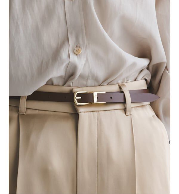 NOBLE「《予約》LEFIJE/レフィエ リバーシブルベルト(レザー)」|ベルト|