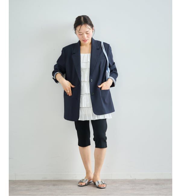 U by SPICK&SPAN「《予約》ギャザーボリュームミニワンピース」|ワンピース|ホワイト