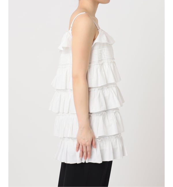 U by SPICK&SPAN「《予約》ギャザーボリュームミニワンピース」|ワンピース|