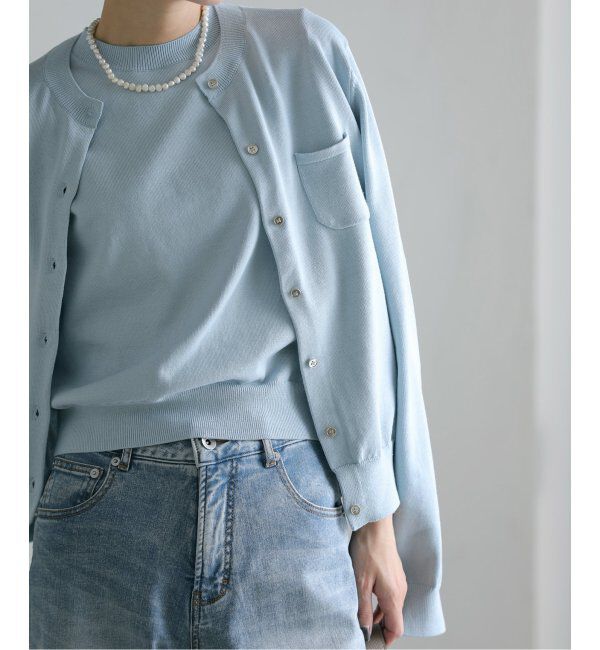  「シルケットコットンアンサンブル」|ニット・セーター|