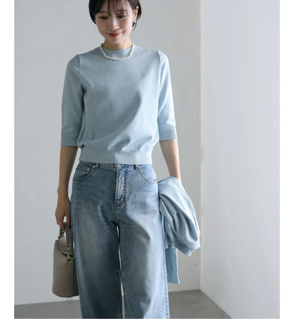  「シルケットコットンアンサンブル」|ニット・セーター|