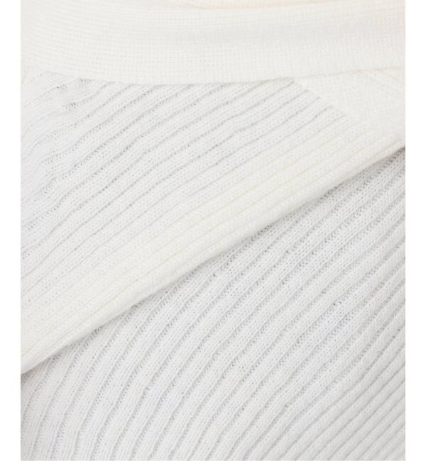  「【洗える】リブカシュクールプルオーバー」|ニット・セーター|