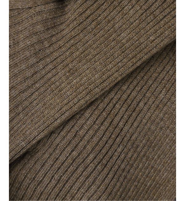  「【洗える】リブカシュクールプルオーバー」|ニット・セーター|