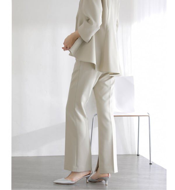  「《予約》ベルト金具パンツ」|スラックス|