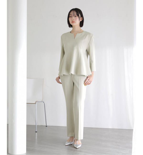  「《予約》ベルト金具パンツ」|スラックス|