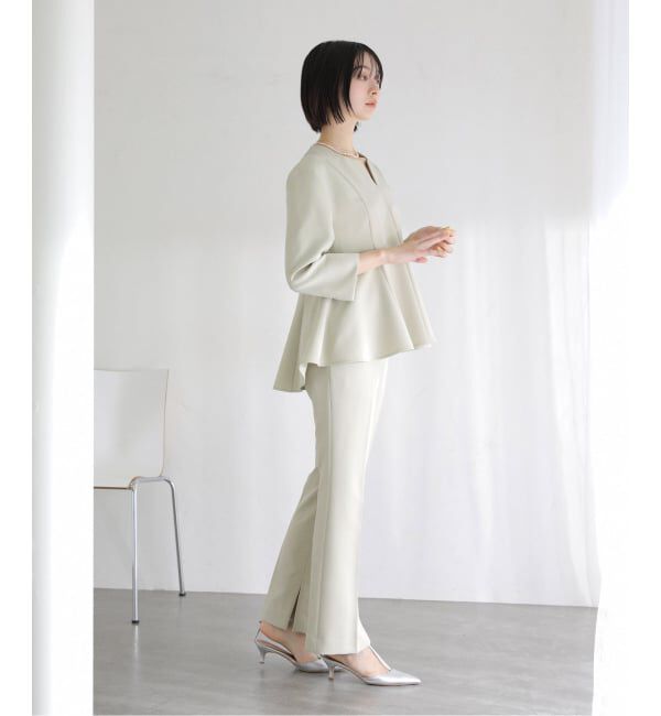  「《予約》ベルト金具パンツ」|スラックス|