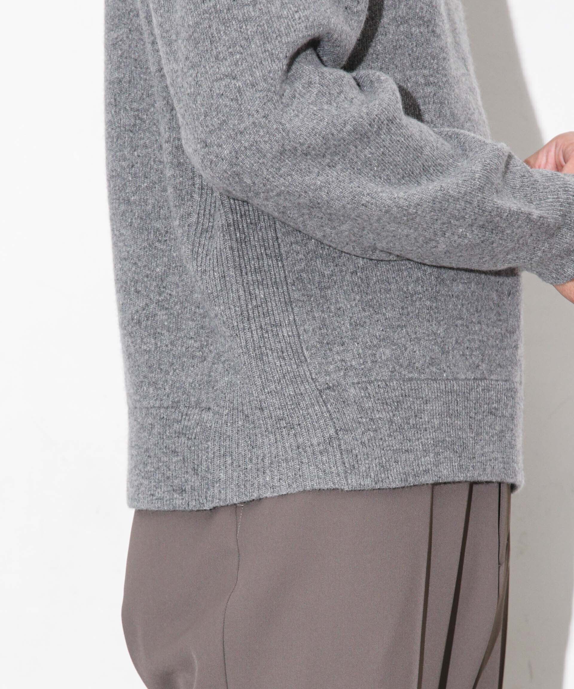 nano･universe「MUSIC ウールカシミヤスムースクルーネック」|ニット・セーター|