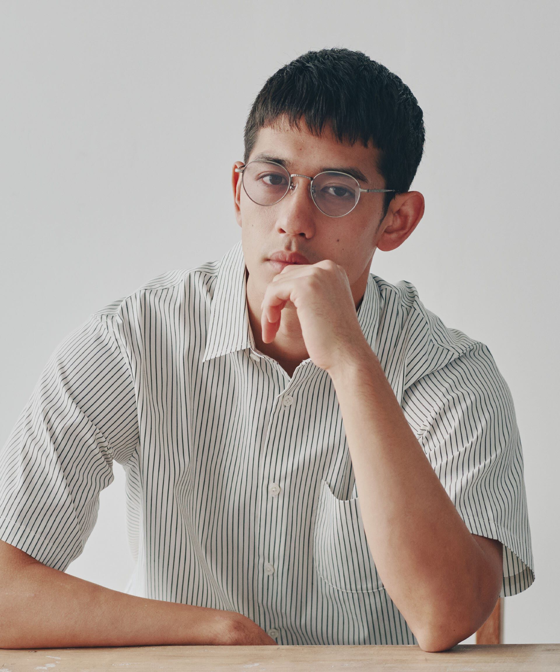 nano･universe「「ICE FLOW LINEN」バリエーションシャツ 半袖」|シャツ・ブラウス|