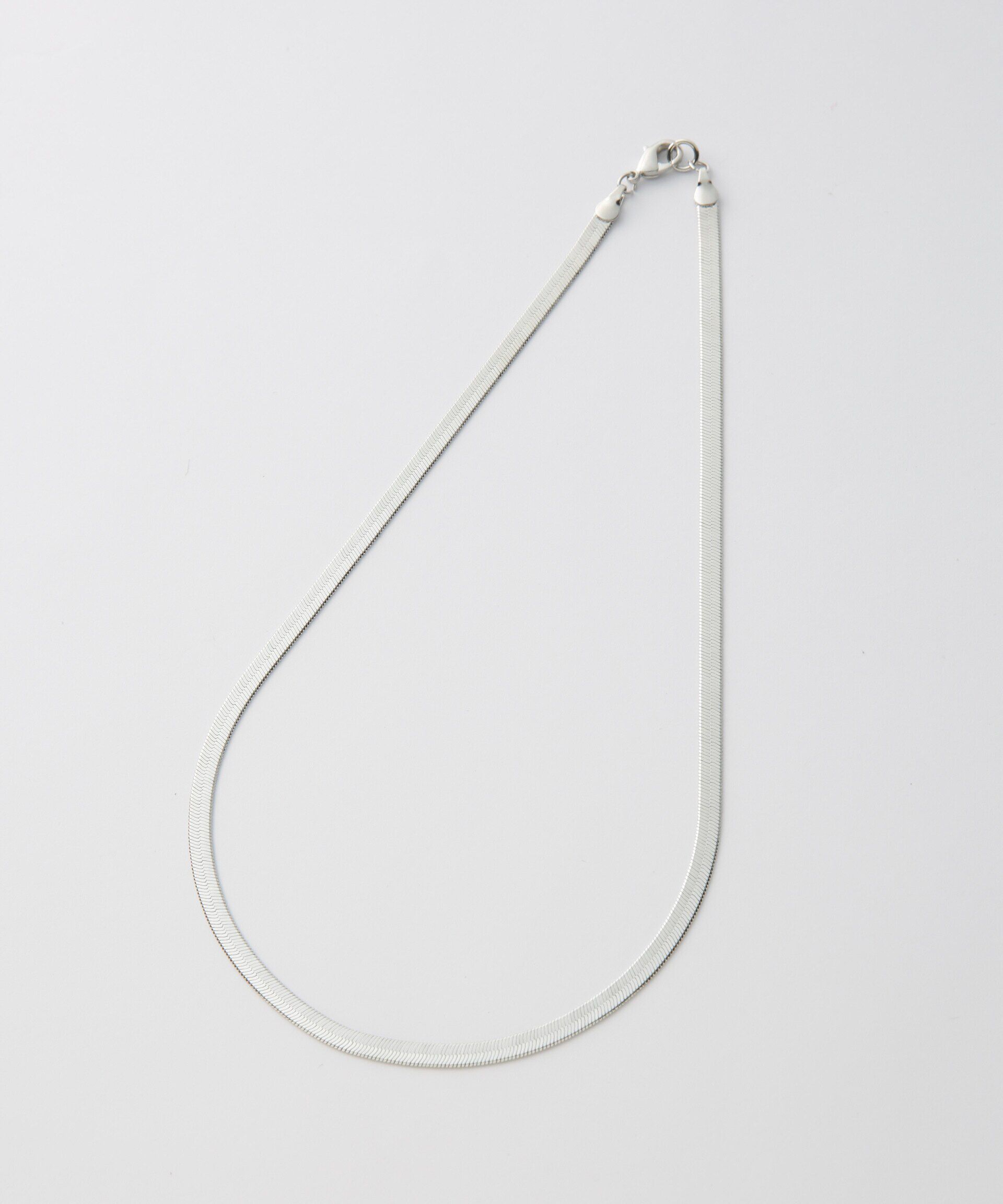 nano･universe「スネークチェーンショートネックレス」|ネックレス|