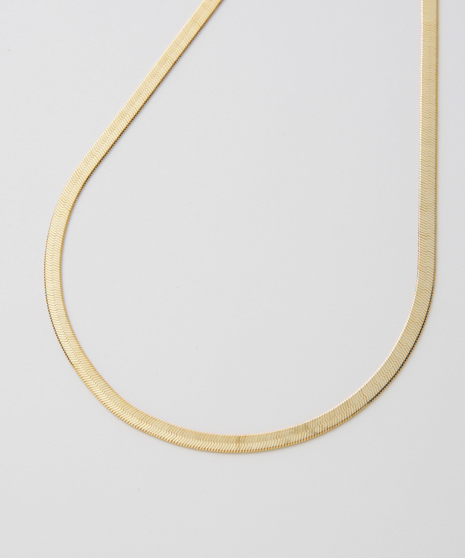 nano･universe「スネークチェーンショートネックレス」|ネックレス|