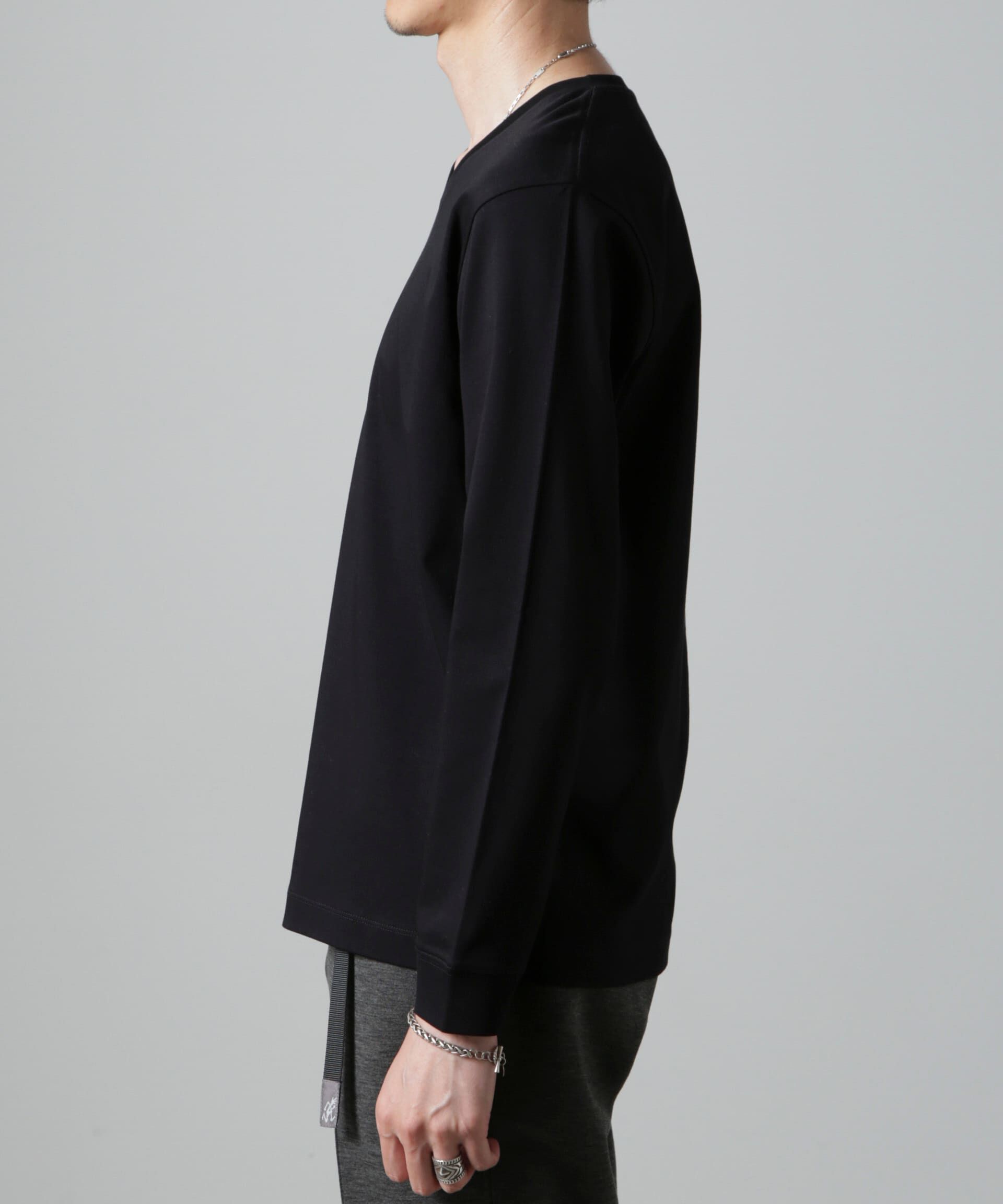 nano･universe「アンチスメルＶネックTシャツ 長袖」|Tシャツ・カットソー|