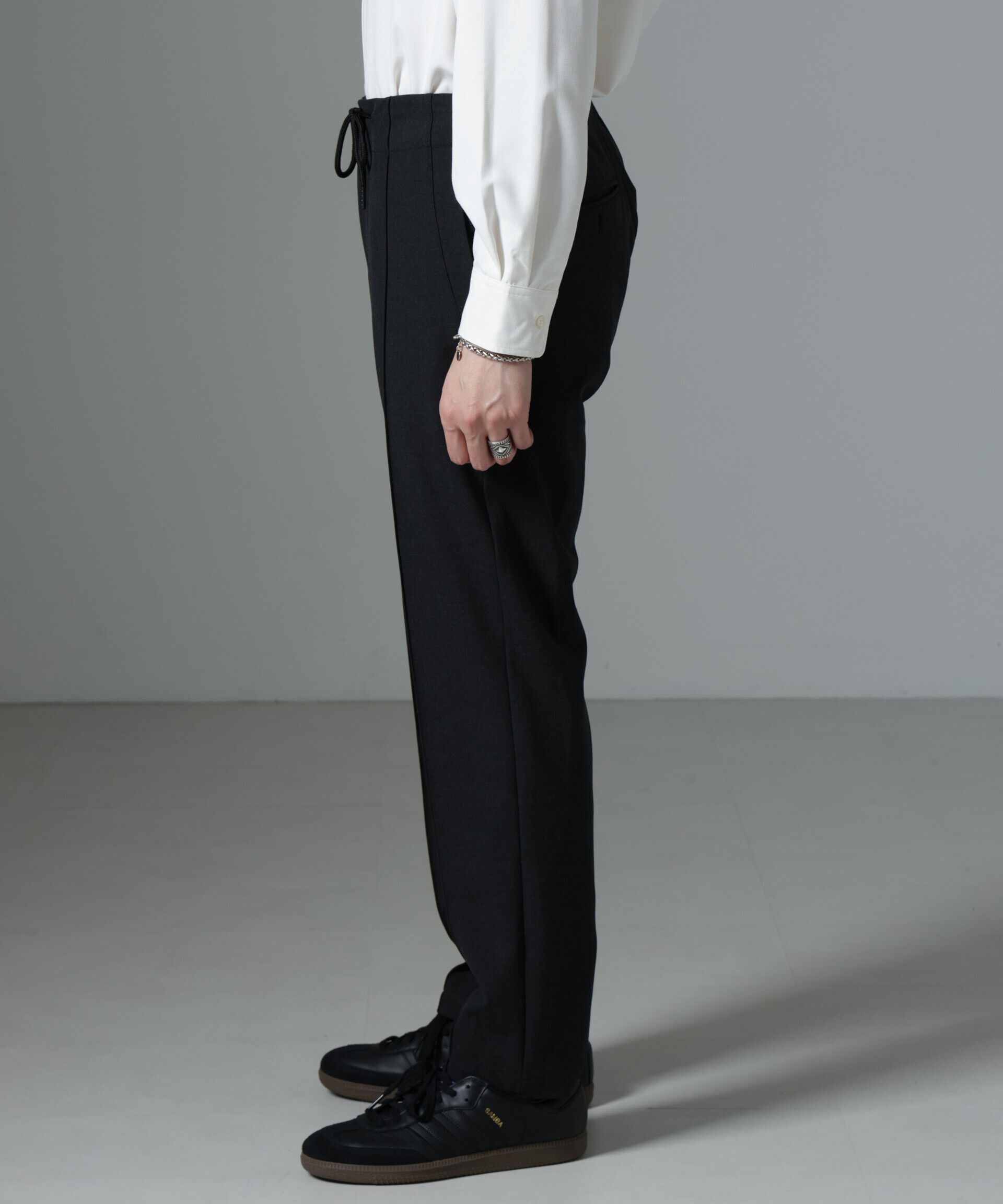 nano･universe「サイドリブストレッチイージーパンツ」|チノ|