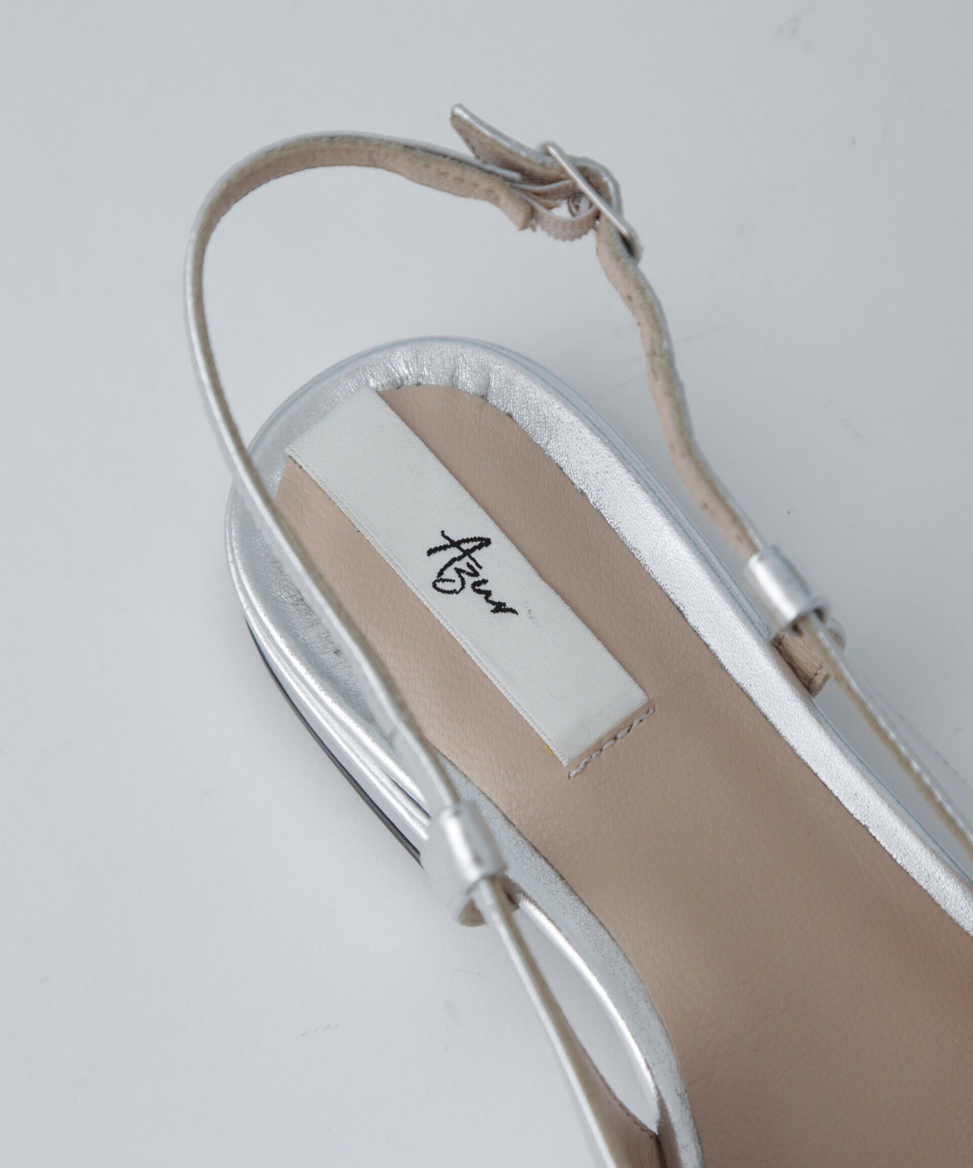 nano･universe「Azur/ポインテッドバックストラップサンダル」|ビジネス・ドレスシューズ|