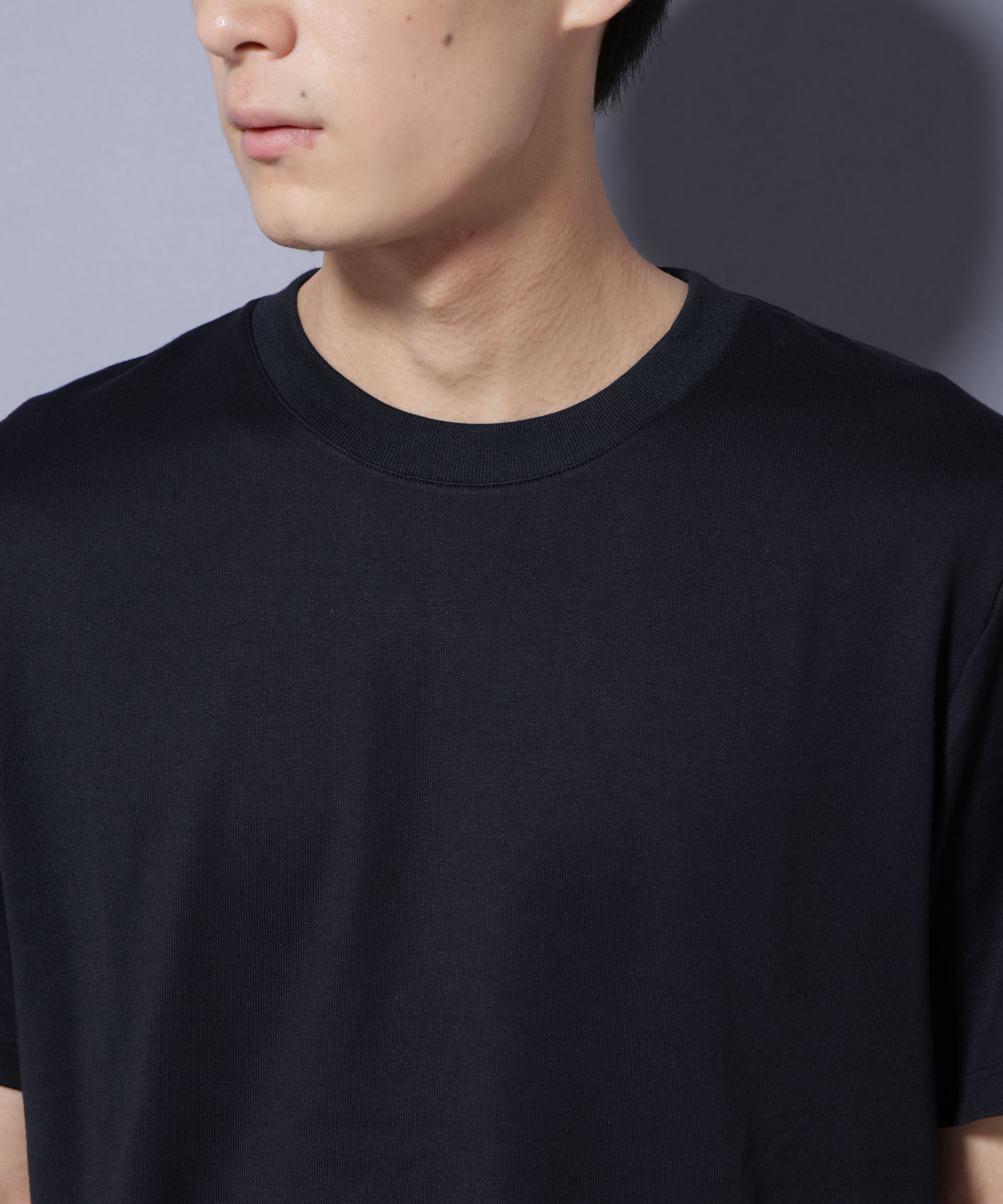 nano･universe「Anti Soaked(R) 汗染み防止 クルーネック レギュラーシルエットTシャツ」|Tシャツ・カットソー|