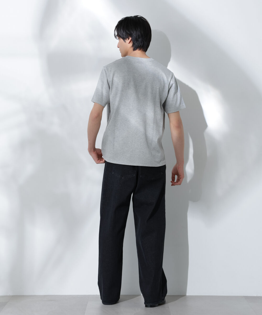 nano･universe「Anti Soaked(R) 汗染み防止 クルーネック レギュラーシルエットTシャツ」|Tシャツ・カットソー|