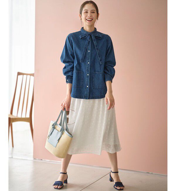 組曲「デニム シャツジャケット」|デニムジャケット|