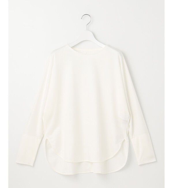 自由区「【洗える】ブラウスライクジャージー カットソー」|Tシャツ・カットソー|