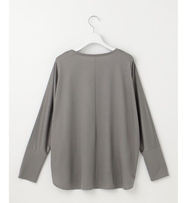 自由区「【洗える】ブラウスライクジャージー カットソー」|Tシャツ・カットソー|