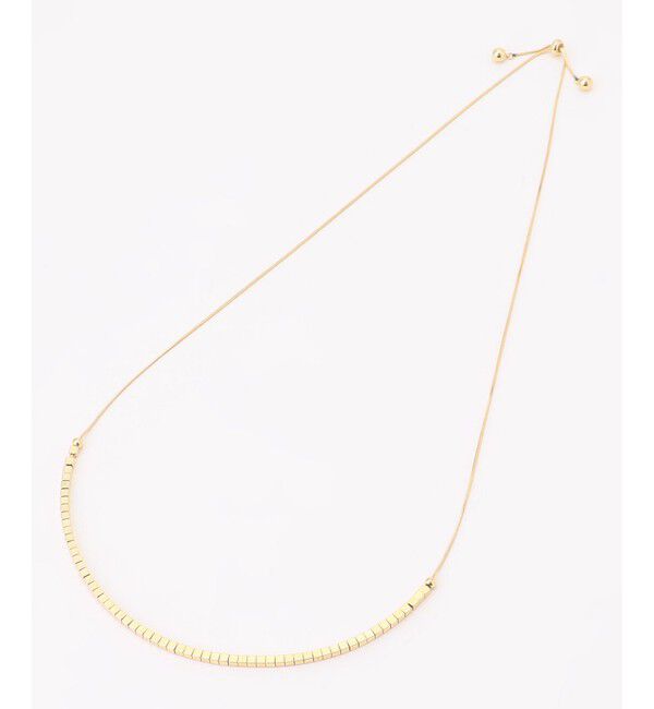 自由区「クリスタルライク ネックレス」|ネックレス|ゴールド