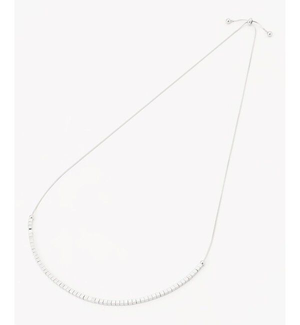 自由区「クリスタルライク ネックレス」|ネックレス|シルバー