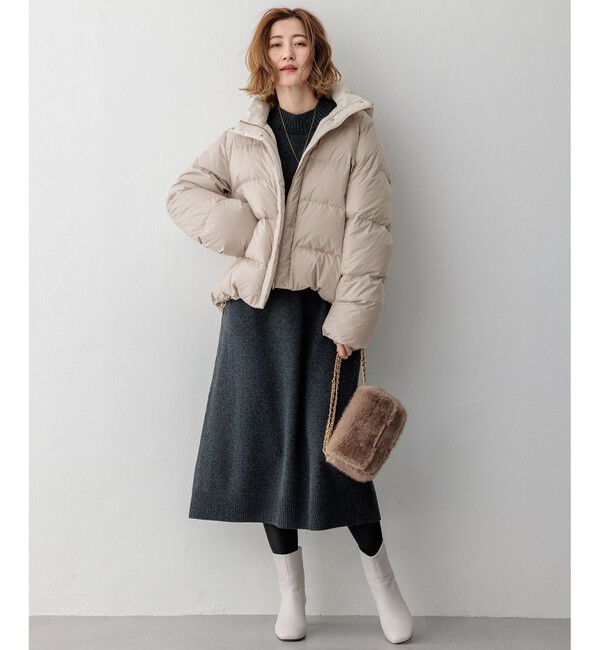 23区「【洗える】カシミヤブレンド ニットワンピース」|ワンピース|