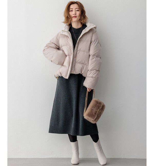 23区「【洗える】カシミヤブレンド ニットワンピース」|ワンピース|