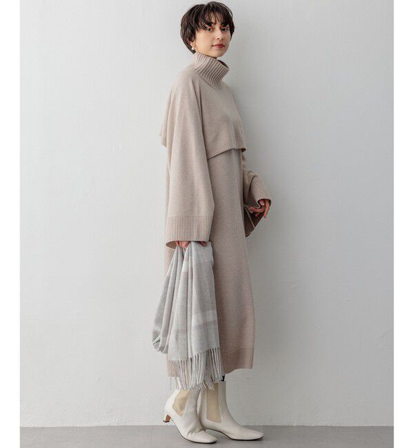 23区「【洗える】カシミヤブレンド ニットワンピース」|ワンピース|