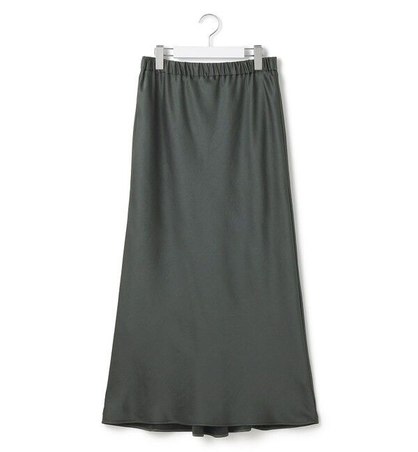 23区「【洗える】テクスチャーサテン ナロー スカート」|スカート|