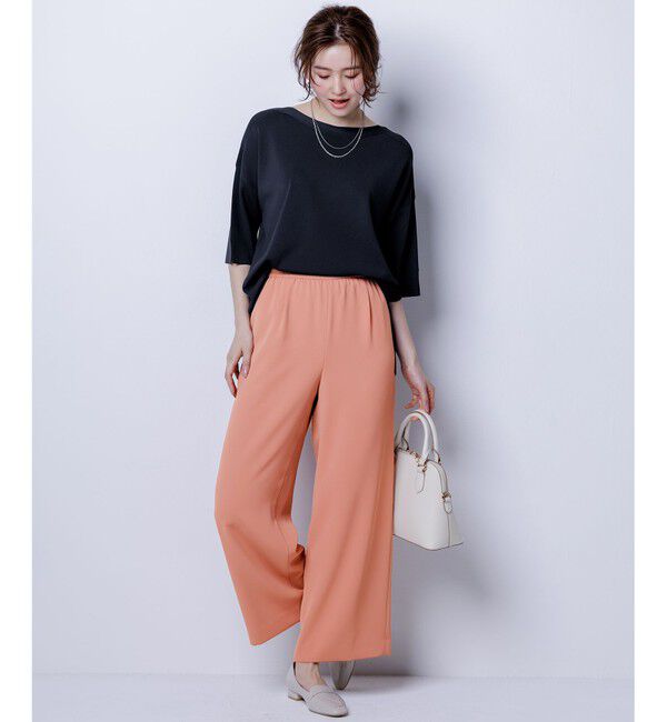 ANY SIS「【撥水・接触冷感・UVカット】コンフォートイージー ワイドパンツ」|その他|