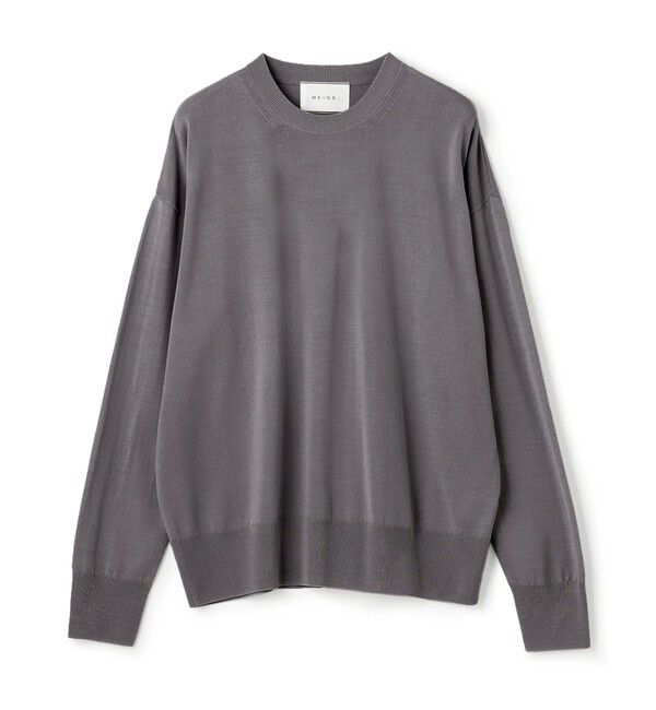 BEIGE,「PIERIS / クルーネックニット」|ニット・セーター|