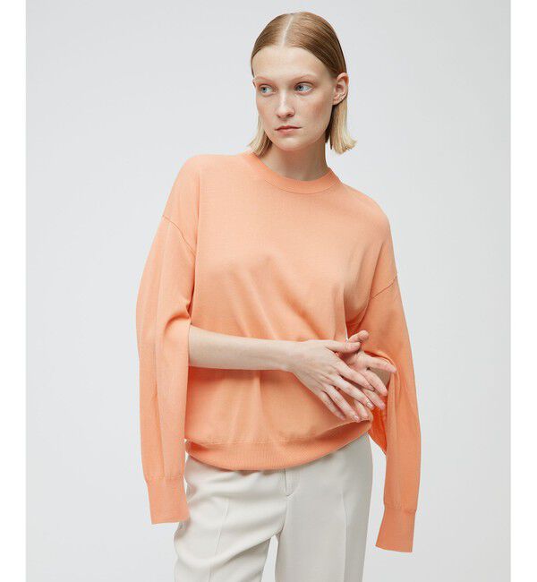 BEIGE,「PIERIS / クルーネックニット」|ニット・セーター|Apricot
