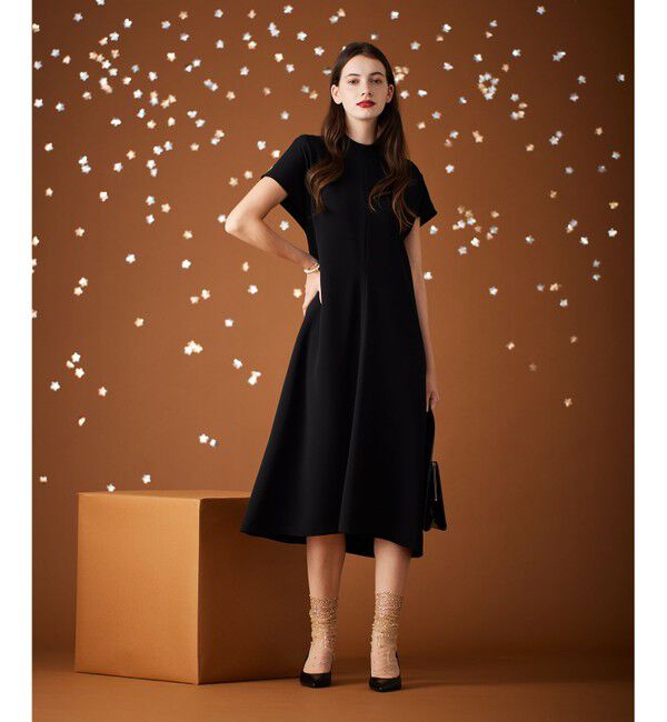 BEIGE,「AMELOT / モックネックドレス」|ワンピース|