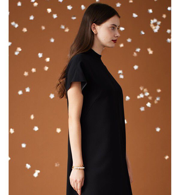 BEIGE,「AMELOT / モックネックドレス」|ワンピース|